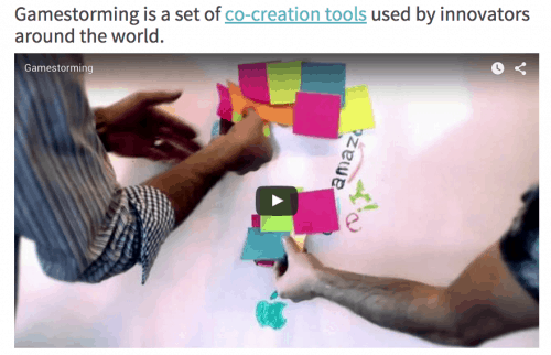 Gamestorming Website Screenshot