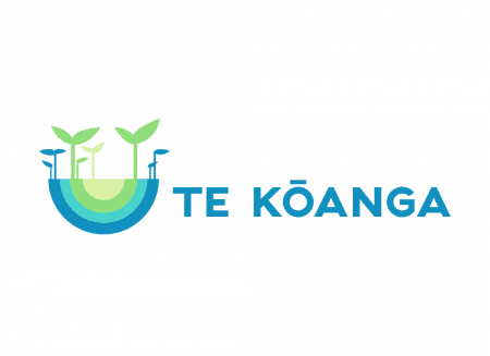 Te Kōanga programme logo - seeds sprouting in spring