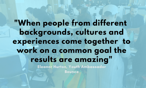 "When people from different backgrounds, cultures and experiences come together to work on a common goal the results are amazing"