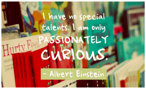 I am only passionately curious